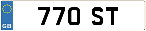 Truck License Plate